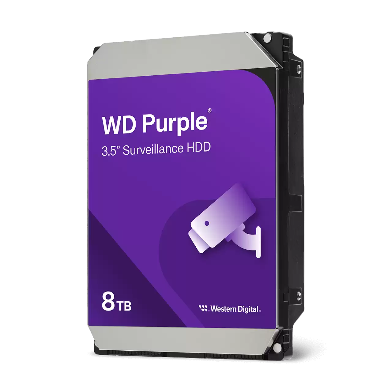 Western Digital 8TB WD Purple Surveillance Internal Hard Drive HDD - SATA 6 Gb/s, 256 MB Cache, 3.5